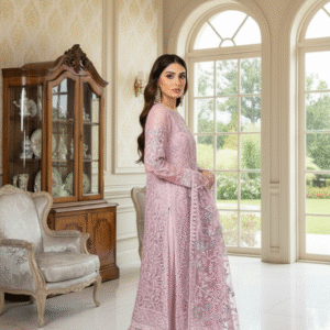 Alternative view of Classic Chiffon Embroidery Dress