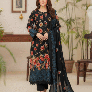 3 Piece Khaddar Suit