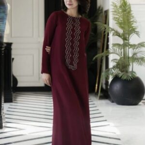 Silk Embroidered Patch Work Unstitched 3 Piece Dress