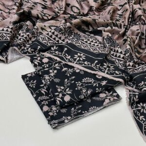 Alternative view of Graceful Khaddar Dress for Winter