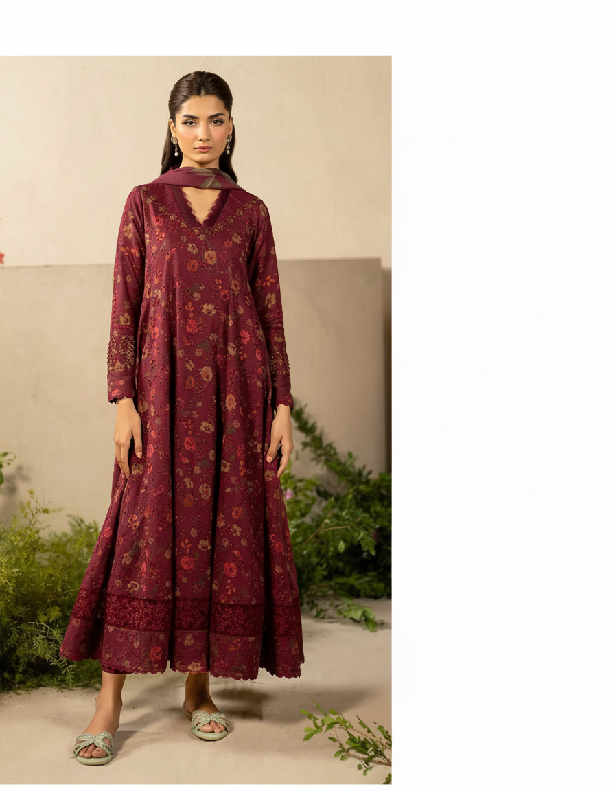 Dhanak 3-Piece Suit - Winter Collection - Image 2