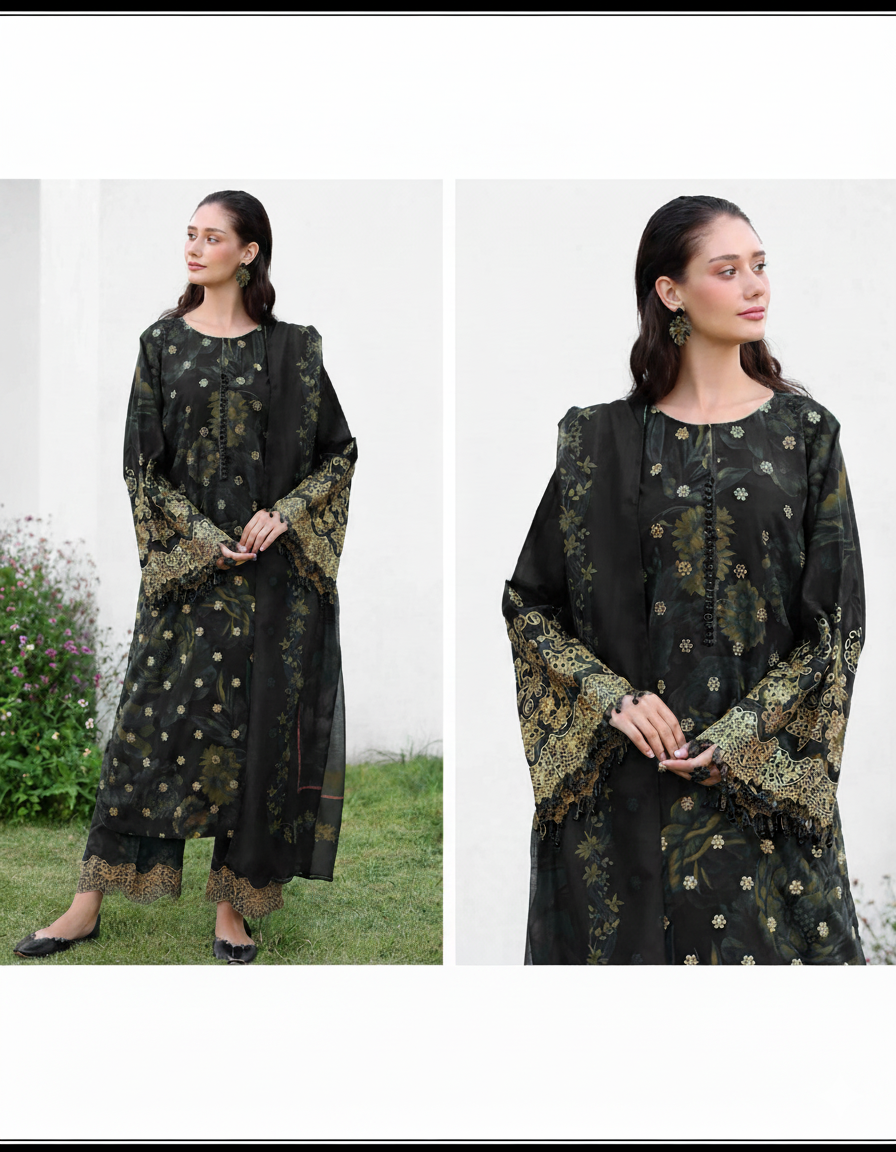 Winter collection 3PCS Suit In - KHADDAR