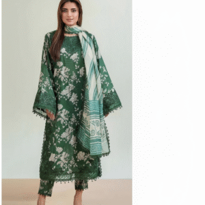 Alternative view of Khaddar 3-Piece Suit - Winter Collection _Elevate Your Winter Style!