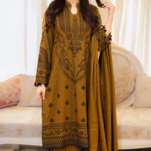Dhanak 3 Piece Unstitched Winter Suit