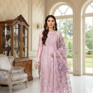 Classic Chiffon Embroidery Dress