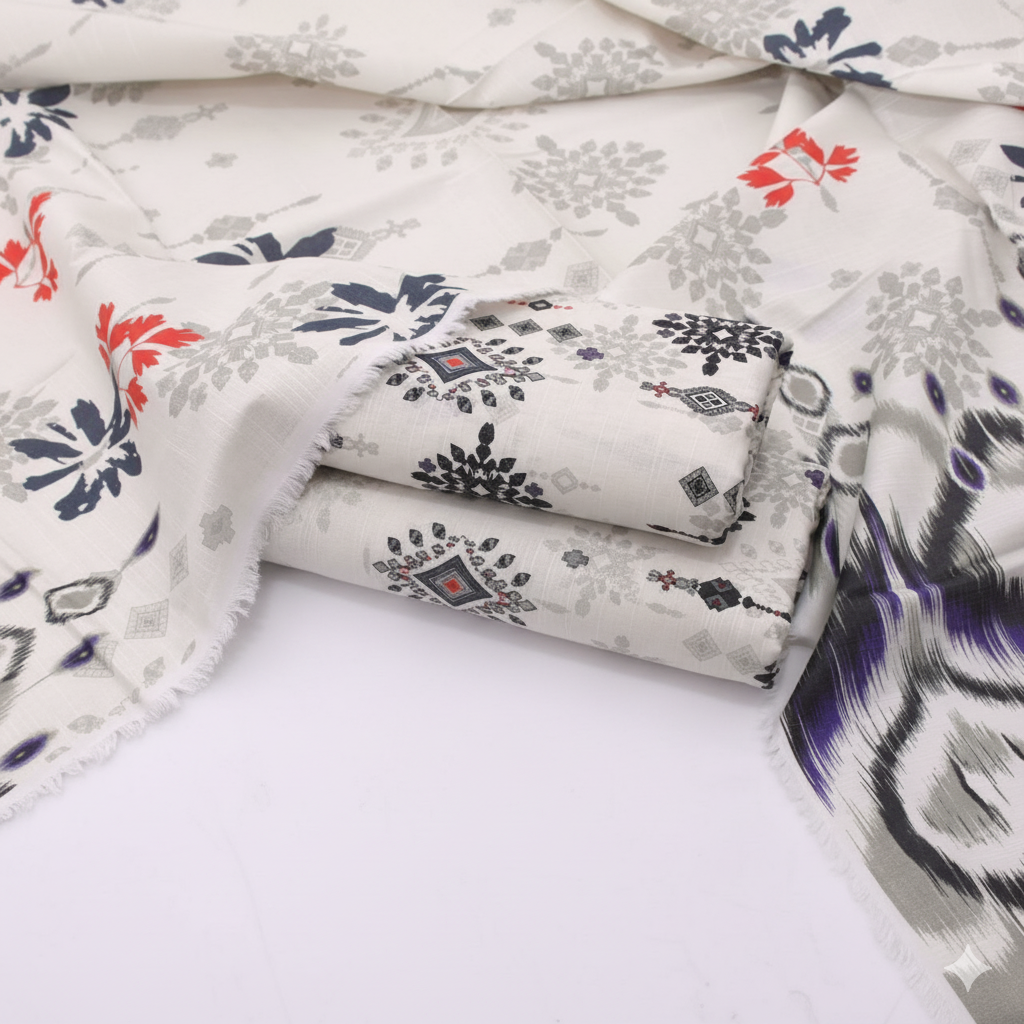 Khaddar 3piece unstitched suit