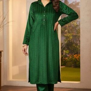 Alternative view of Luxury Branded Velvet Winter Suit