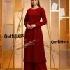 Luxury Branded Velvet Winter Suit