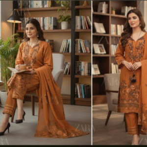 Alternative view of Jacquard Lawn Premium Summer Suit