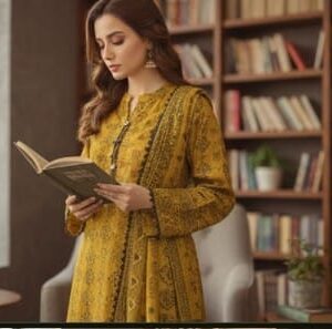 Jacquard Lawn 3-Piece Suit