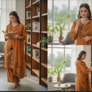 Jacquard Lawn Premium Summer Suit