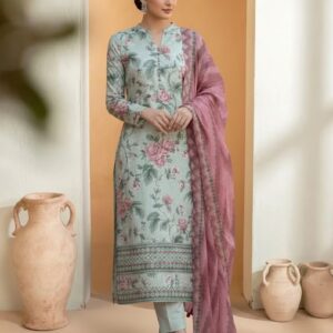 Sapphire Summer Lawn Suit