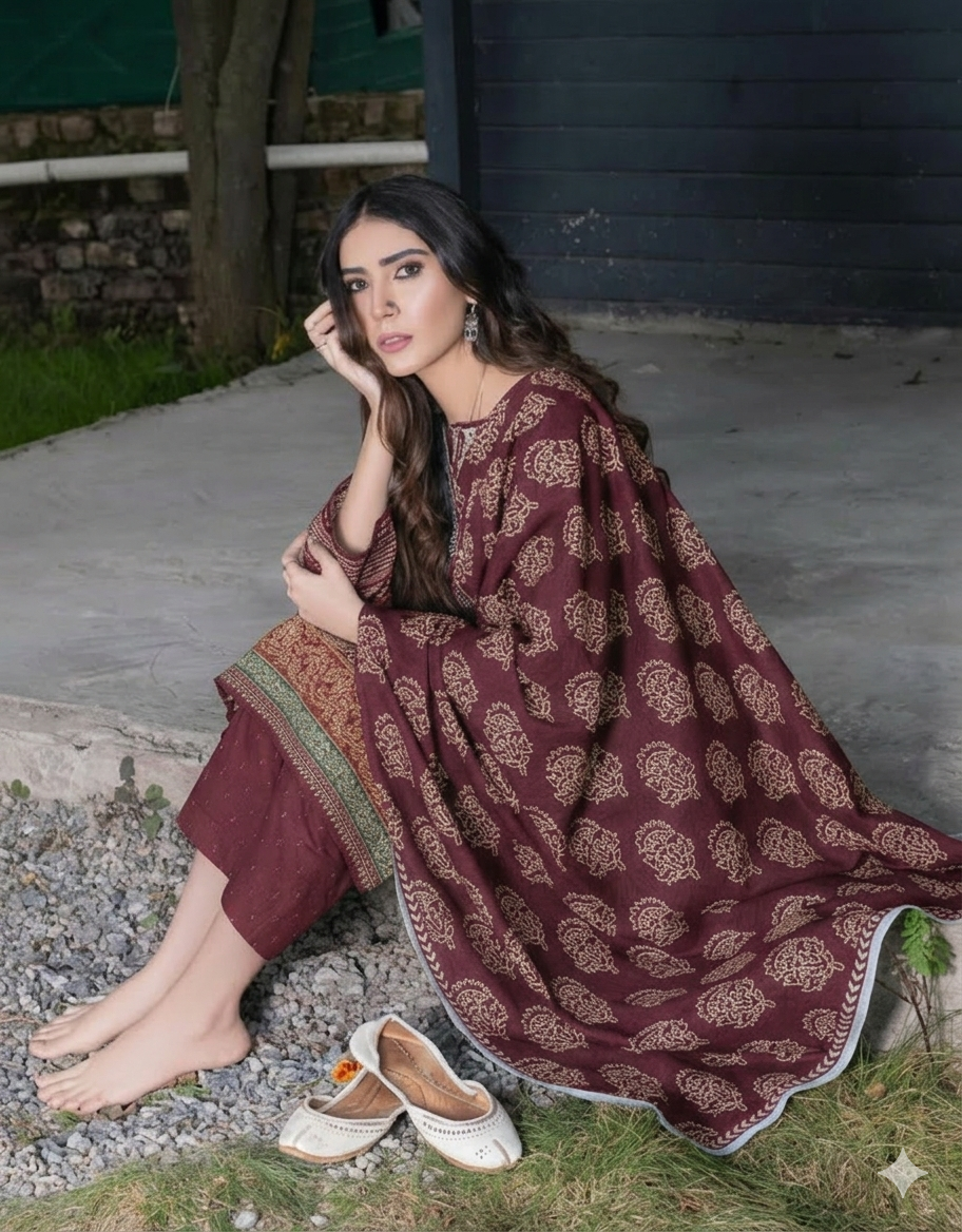 Sapphire Summer Lawn Suit