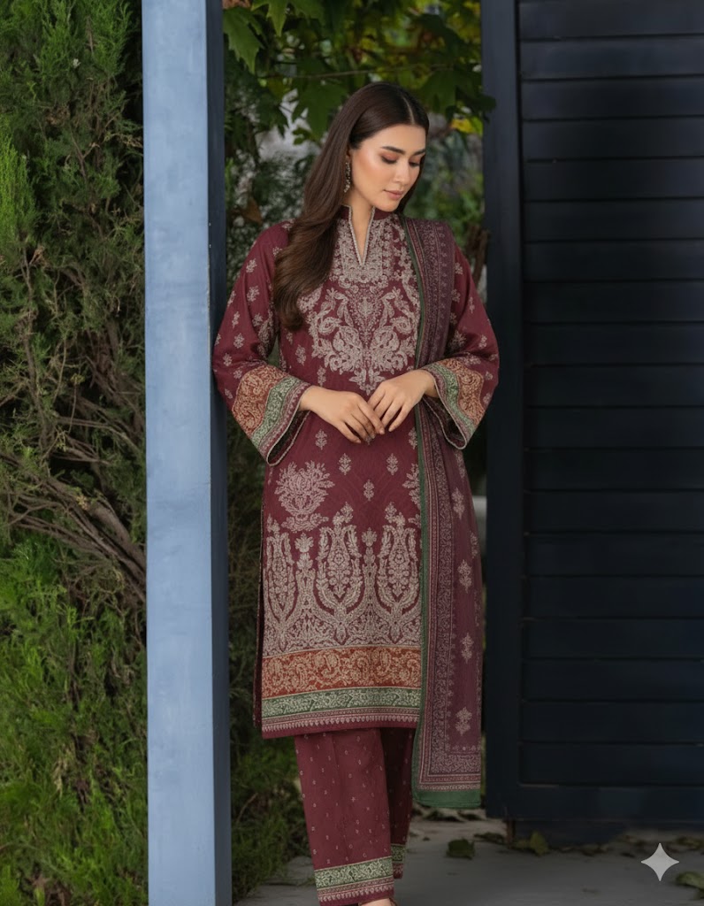 Sapphire Summer Lawn Suit - Image 2