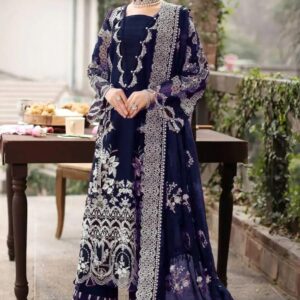 Embroidered Chikankari Lawn 3PC