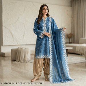 Chikankari Printed Lawn 3 Piece