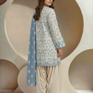 Alternative view of Chikankari Printed Lawn 3 Piece
