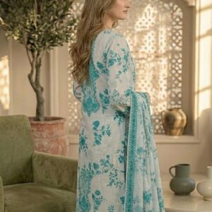 Alternative view of Summer Embroidered Lawn Unstitched Suit