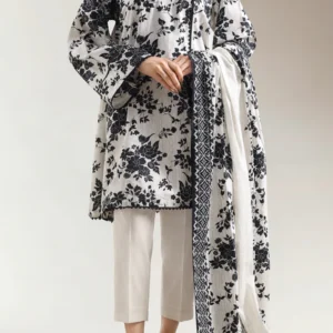 Unstitched Printed Lawn 2 Piece (Shirt/Dupatta)