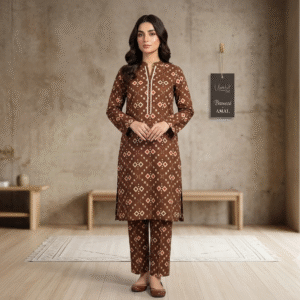 Bareeze 2 Piece Unstitched Printed Lawn Suit