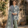 MTJ 3 Piece Printed Lawn Suit Unstitched