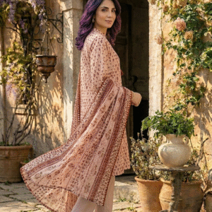 Alternative view of MTJ Premium 3 Piece Unstitched Printed Lawn Suit