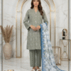 MTJ 3 Piece Unstitched Printed Lawn Suit